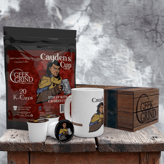 Cayden's Cup Pathfinder K-Cup Crate - Geek Grind Coffee