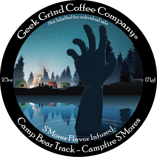Campfire S'Mores Summer Camp - Flavored - 2.5 oz Whole Bean Sample - Geek Grind Coffee