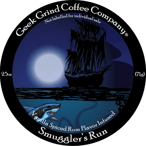 Smuggler's Run - Vanilla Rum Flavored Coffee - Geek Grind Coffee