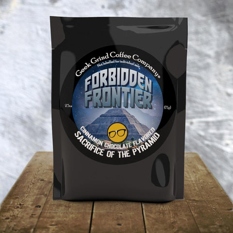 Forbidden Frontiers - Nerdrotic- Cinnamon Chocolate Coffee - Geek Grind Coffee