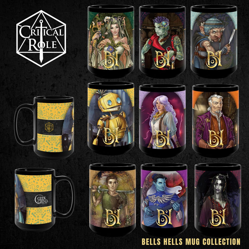 Critical Role Mugs - Bells Hells Collection