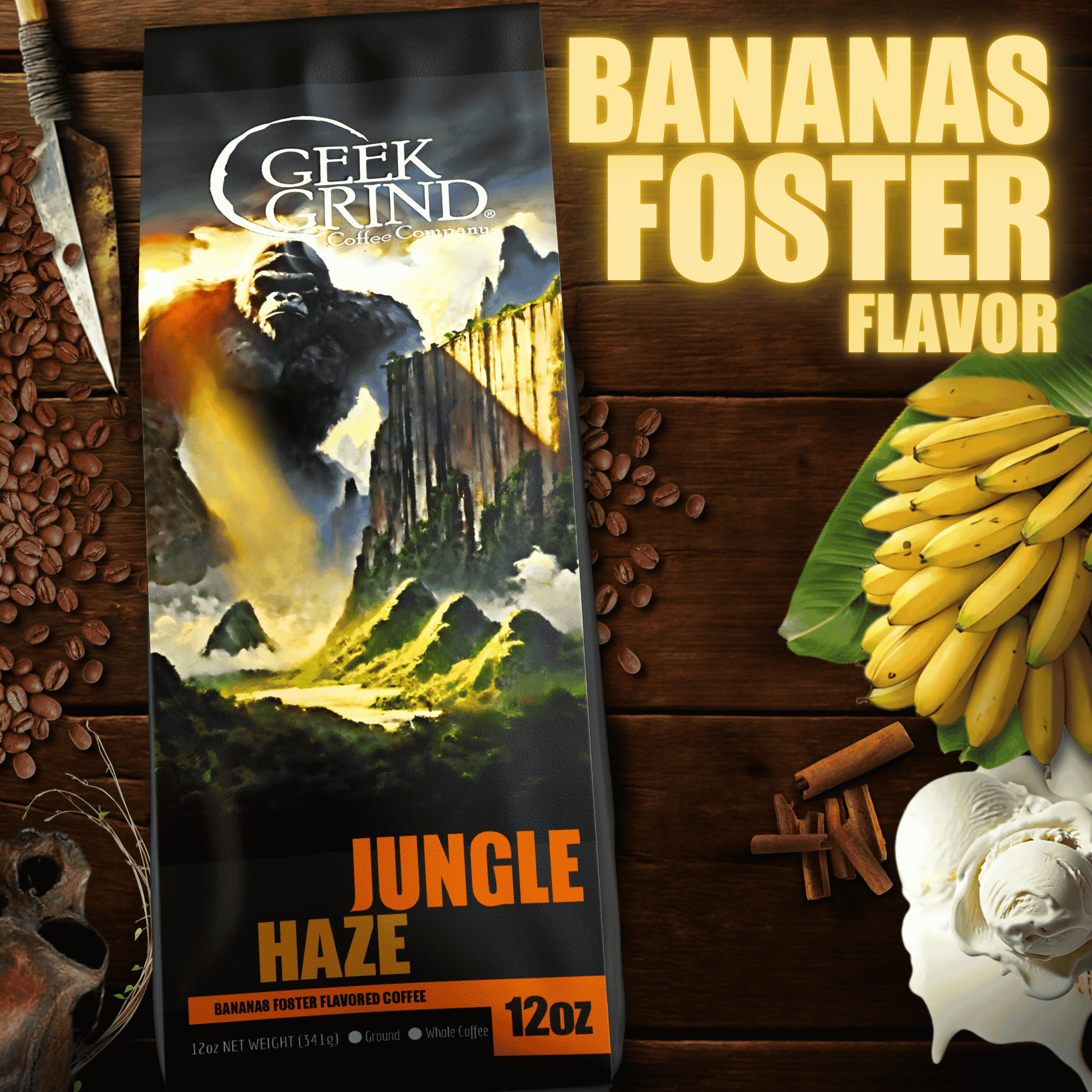 Jungle Haze - Banana Fosters  - 12oz