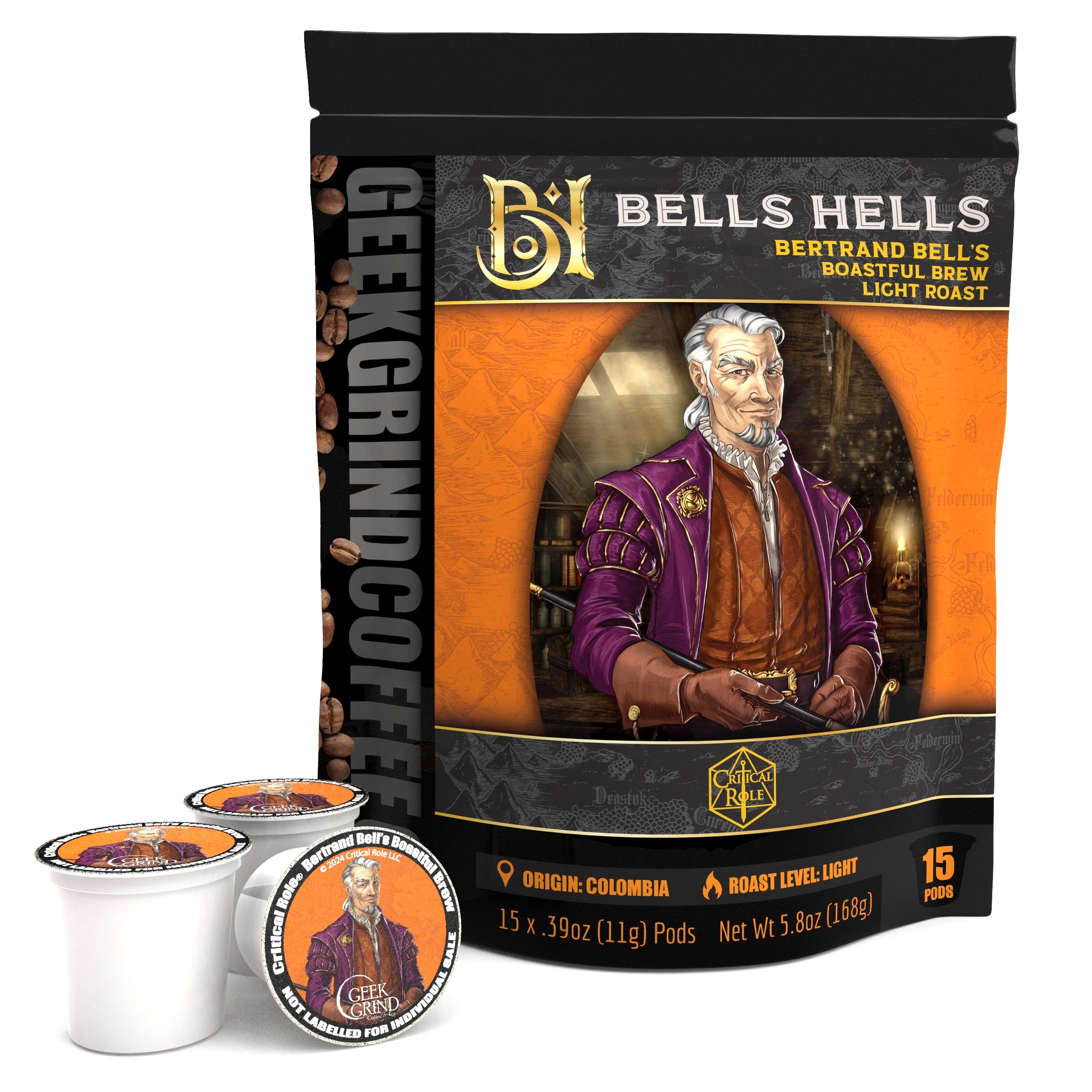 Critical Role Bells Hells - Bertrand Bell's Boastful Brew KCups