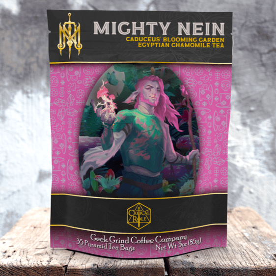 The Mighty Nein - Caduceus’ Blooming Garden - Egyptian Chamomile Tea - Geek Grind Coffee