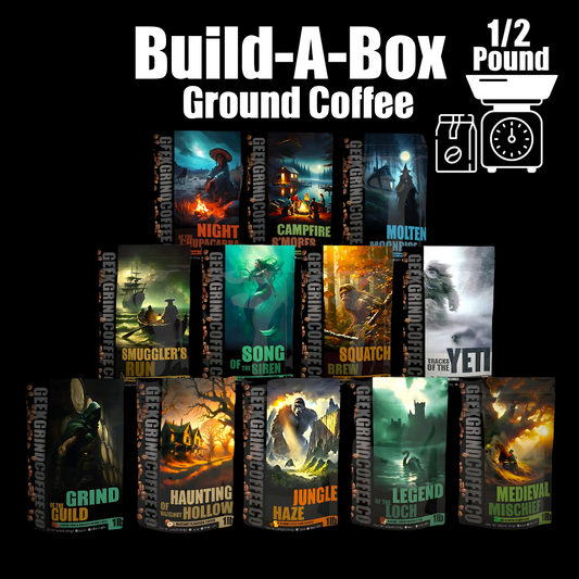 Build-A-Box of 1/2 lb. Full Size Ground Coffee Bags