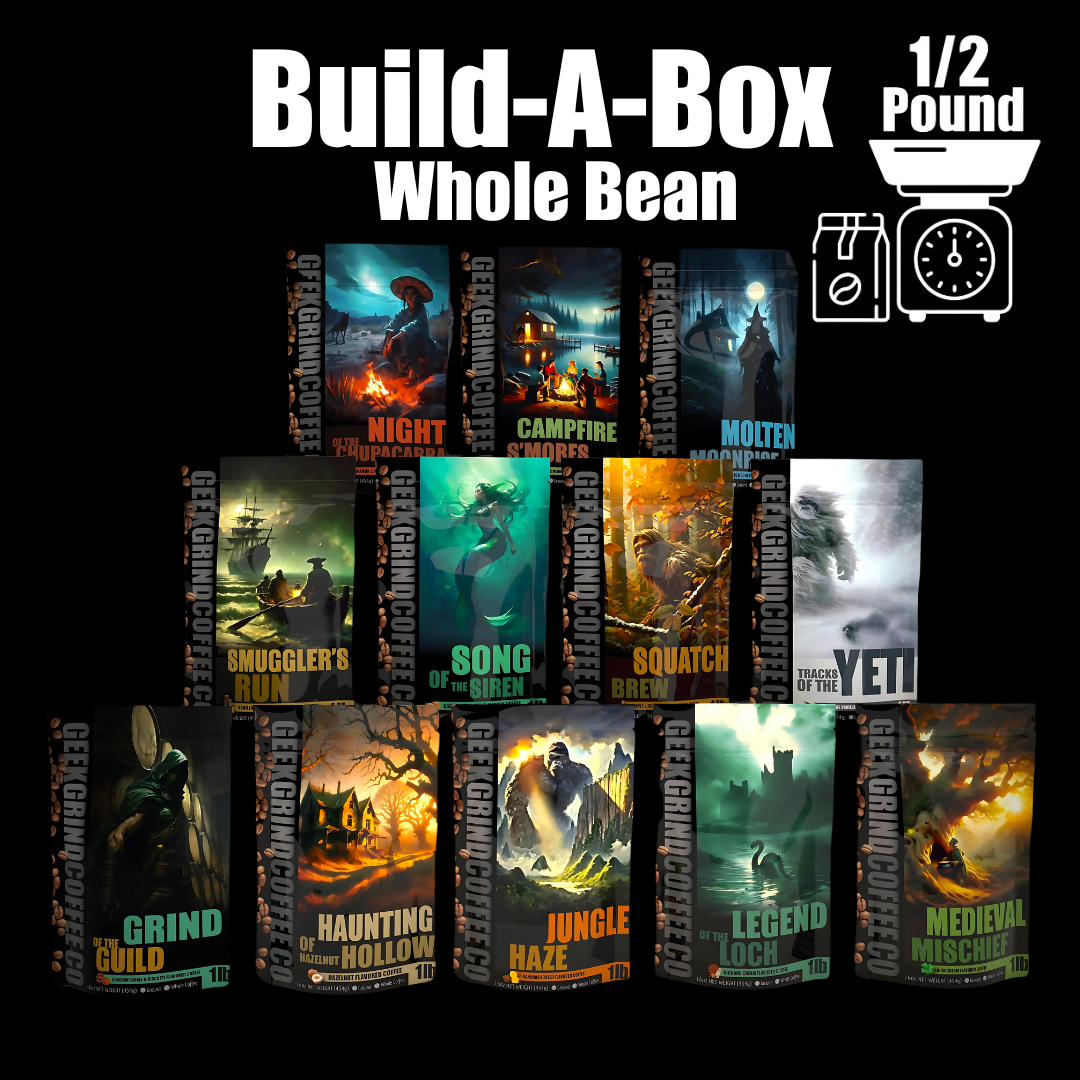 Build-A-Box of 1/2 lb. Full Size Whole Bean Bags