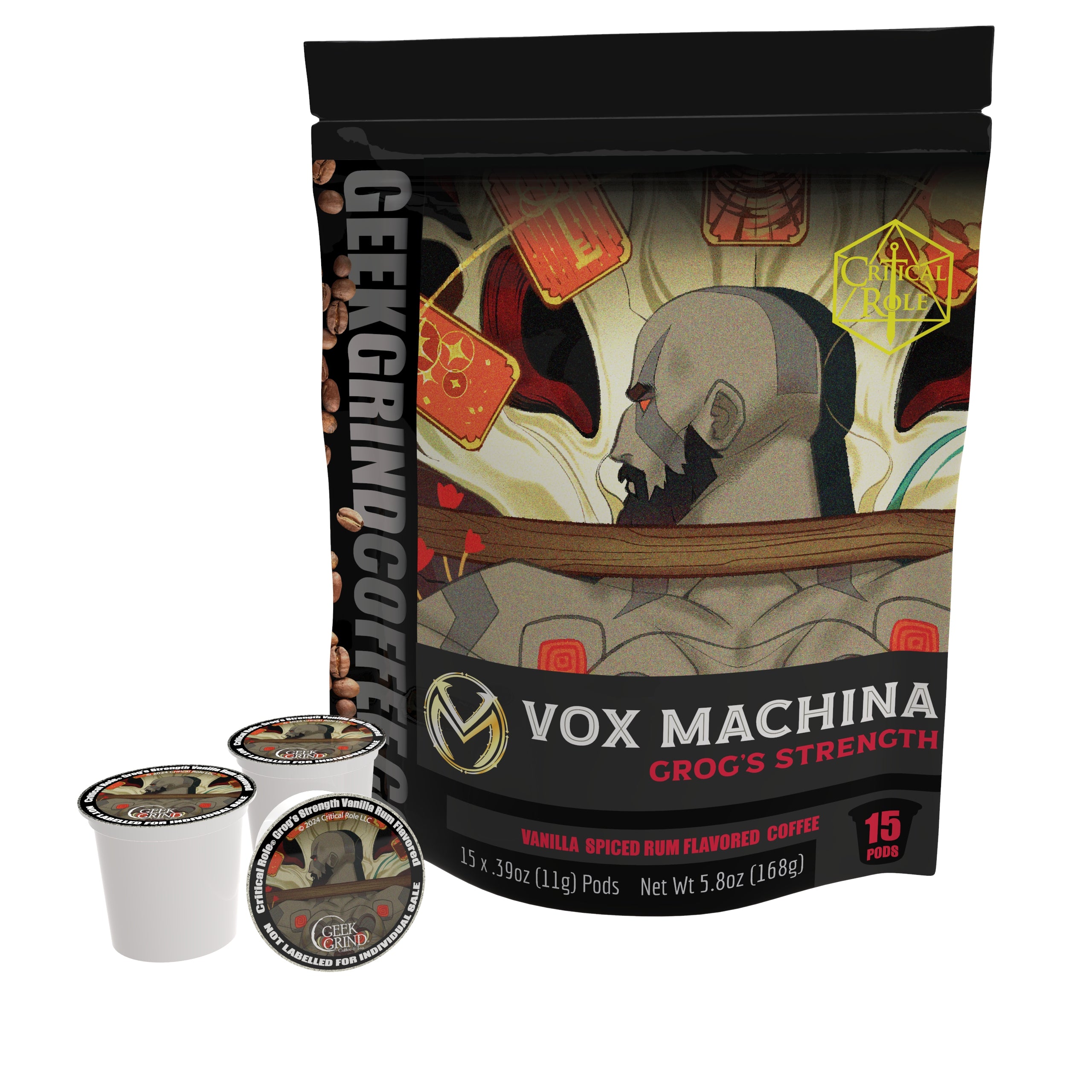 Grog's Strength - Vanilla Spiced Rum Vox Machina Coffee - Critical Role ...