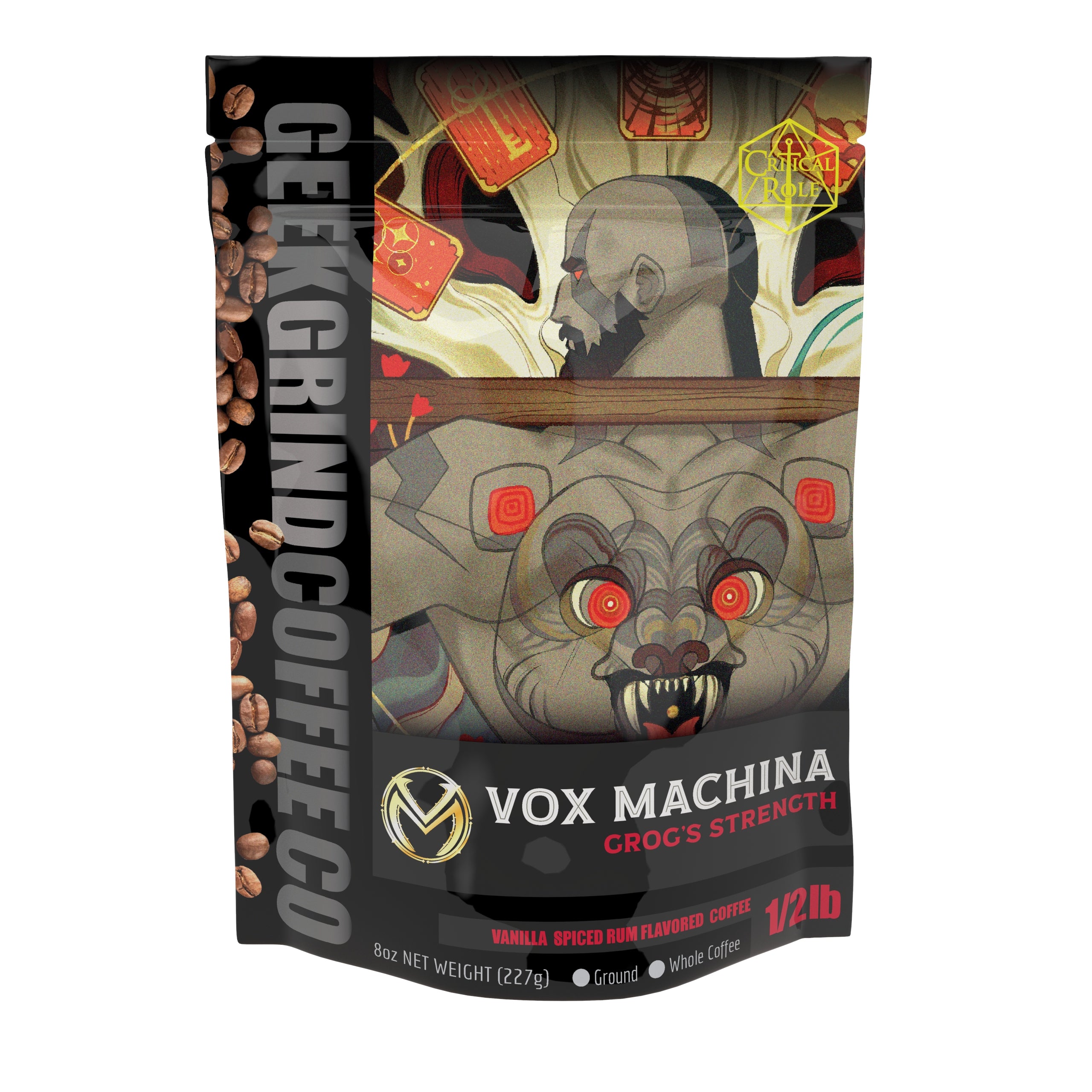 Grog's Strength - Vanilla Spiced Rum Vox Machina Coffee - Critical Role