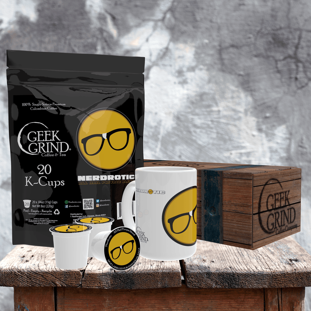 Nerdrotic All Hail Blend K-Cup Crate - Geek Grind Coffee