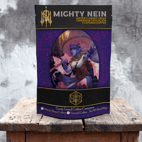 Critical Role Mighty Nein - Mighty Coffee and Tea Collection Sets! - Geek Grind Coffee