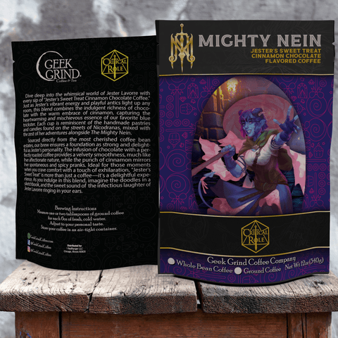 The Mighty Nein - Jester's Sweet Treat - Cinnamon Chocolate Flavored Coffee