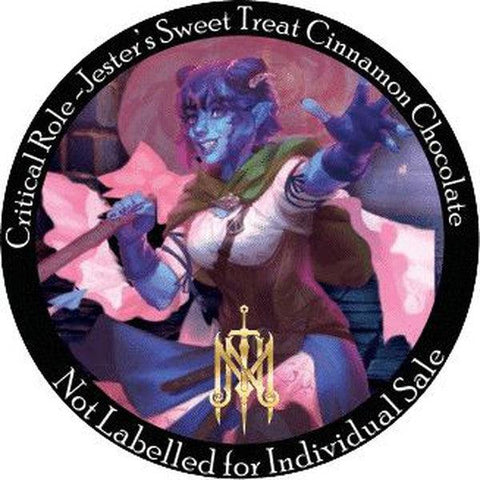 The Mighty Nein - Jester's Sweet Treat - Cinnamon Chocolate Flavored Whole Bean Coffee Sample - Geek Grind Coffee