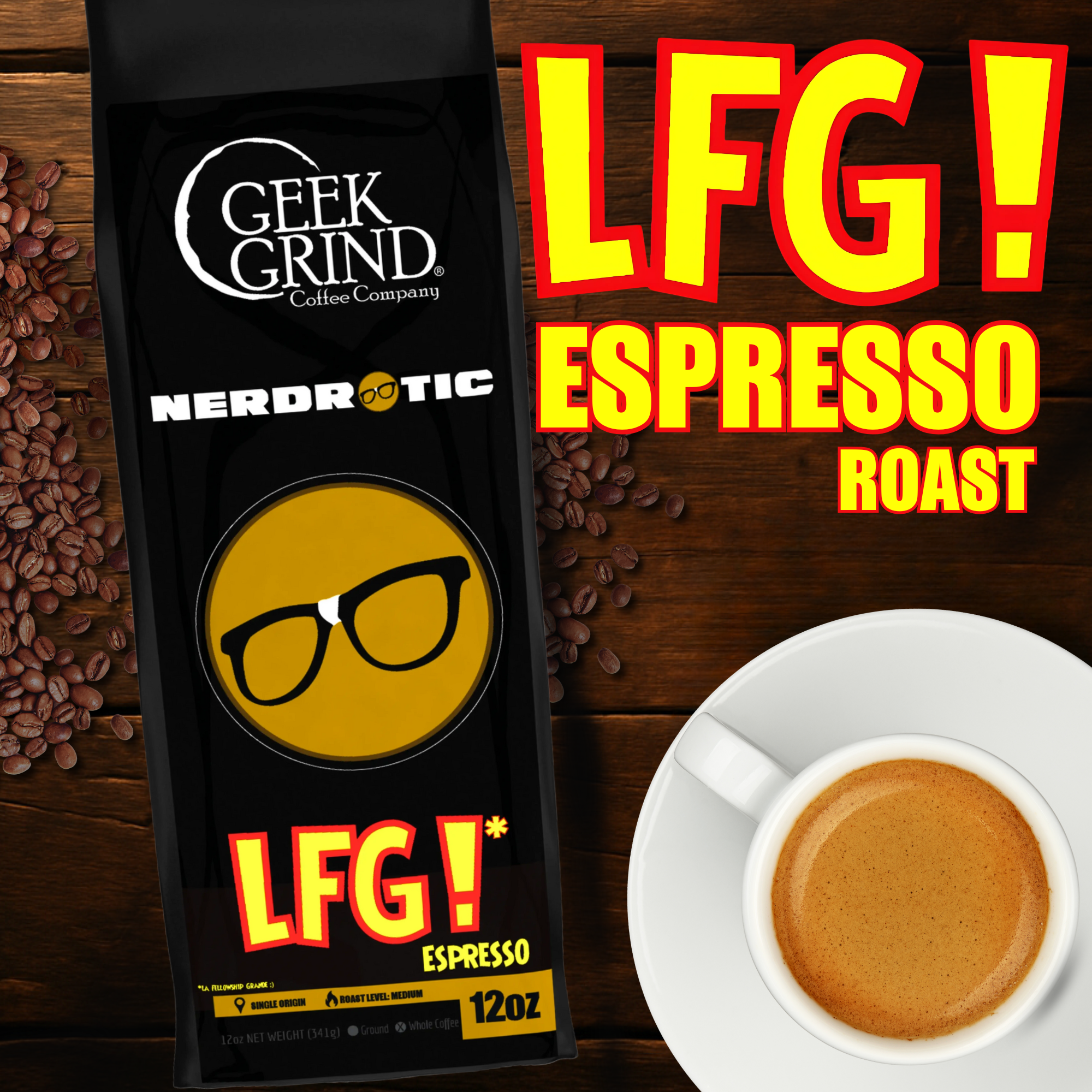 Nerdrotic - Espresso 12oz