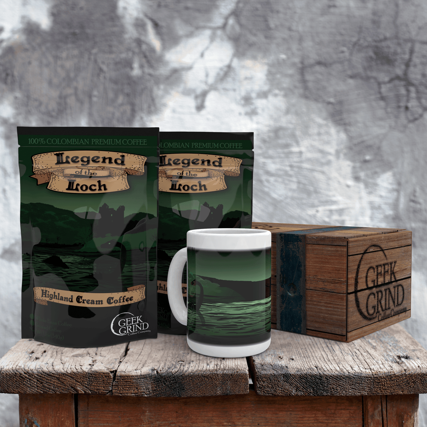 Legend of the Loch Highland Cream Crate - Geek Grind Coffee