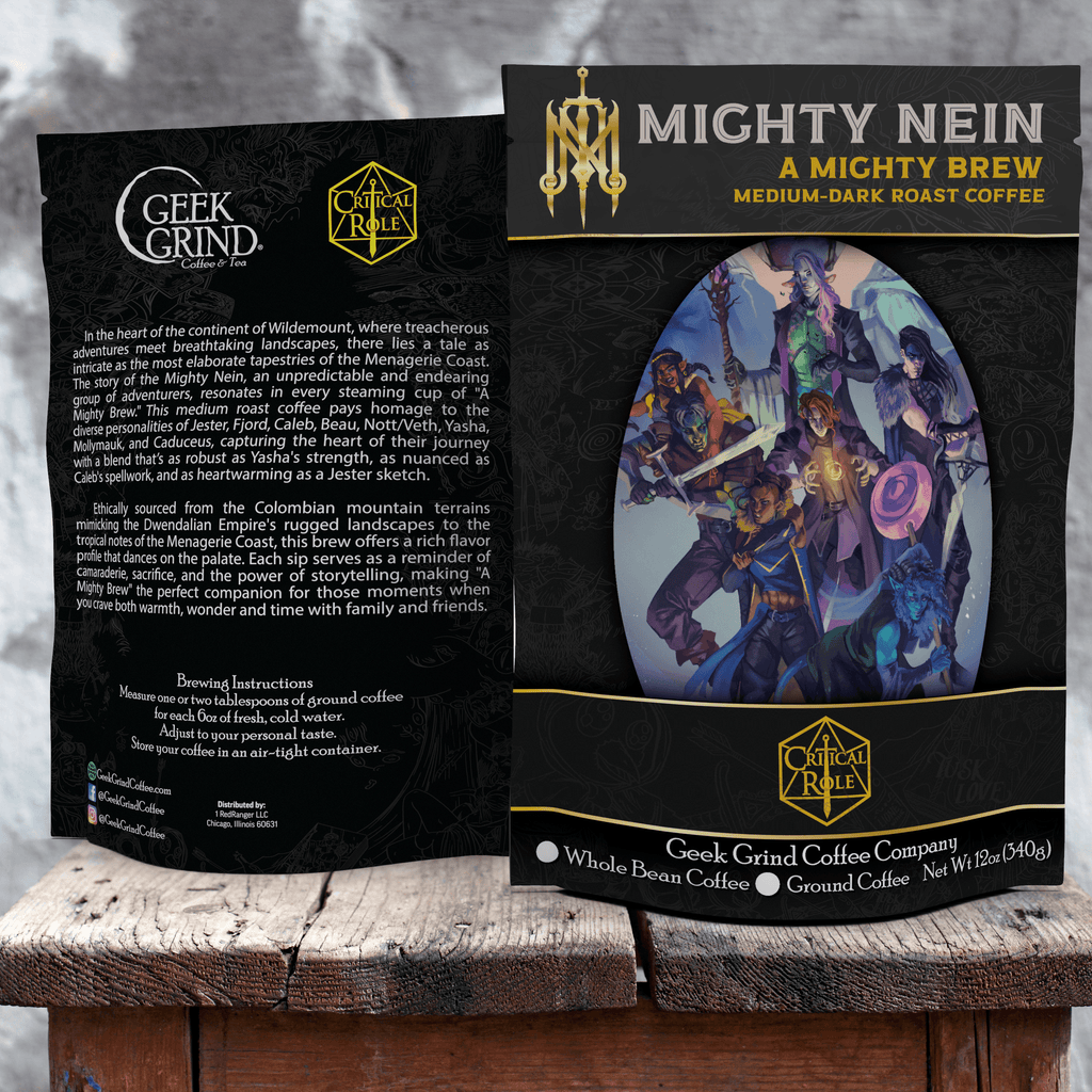 The Mighty Nein - A Mighty Brew - Medium Roast - Critical Role Coffee