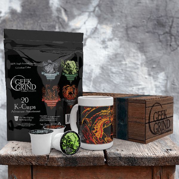 Adventure Series K-Cup Crate - Geek Grind Coffee