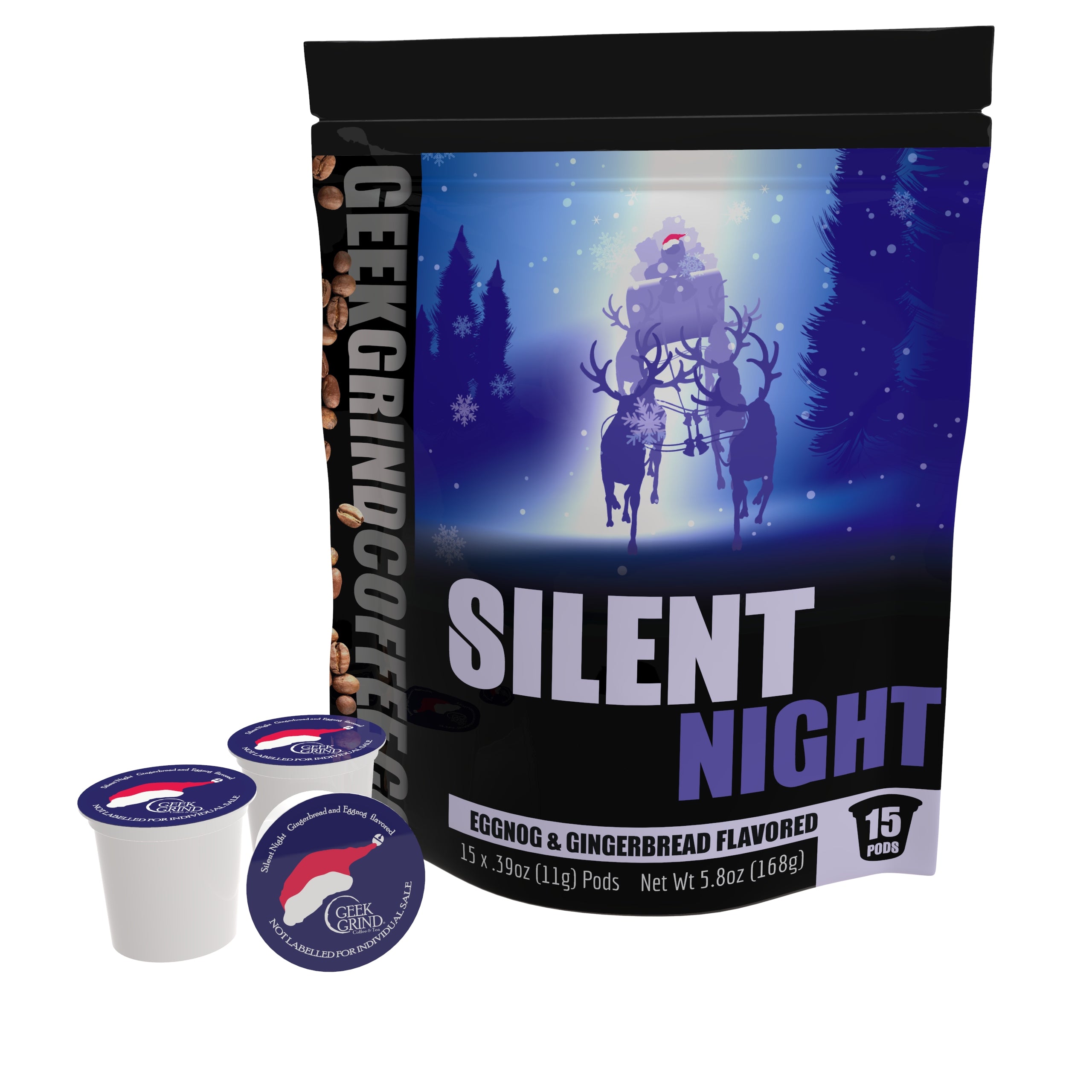 Silent Night Eggnog & Gingerbread flavor K-Cups