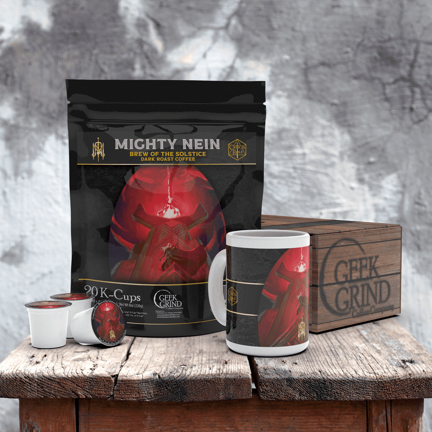 Critical Role - Mighty Nein Coffee Crates Gift Sets - Geek Grind Coffee