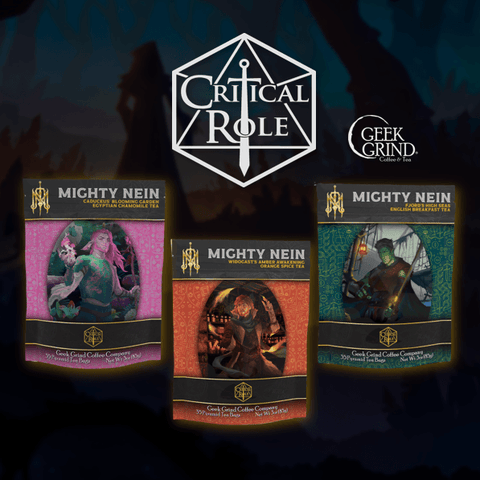 Critical Role Mighty Nein - Tea Collection Set - Geek Grind Coffee
