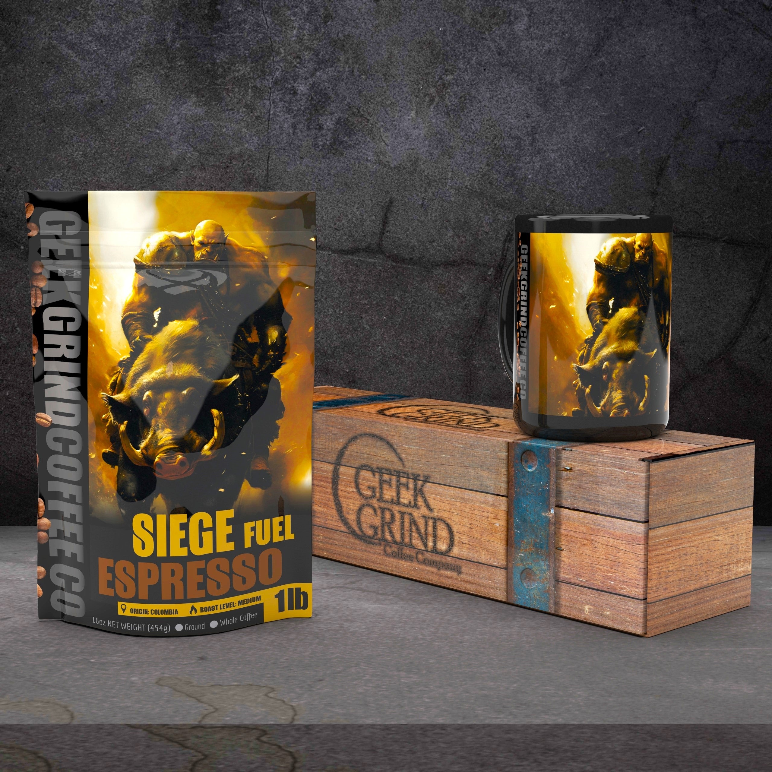 Coffee Gift Crates - Geek Grind Core Roasts