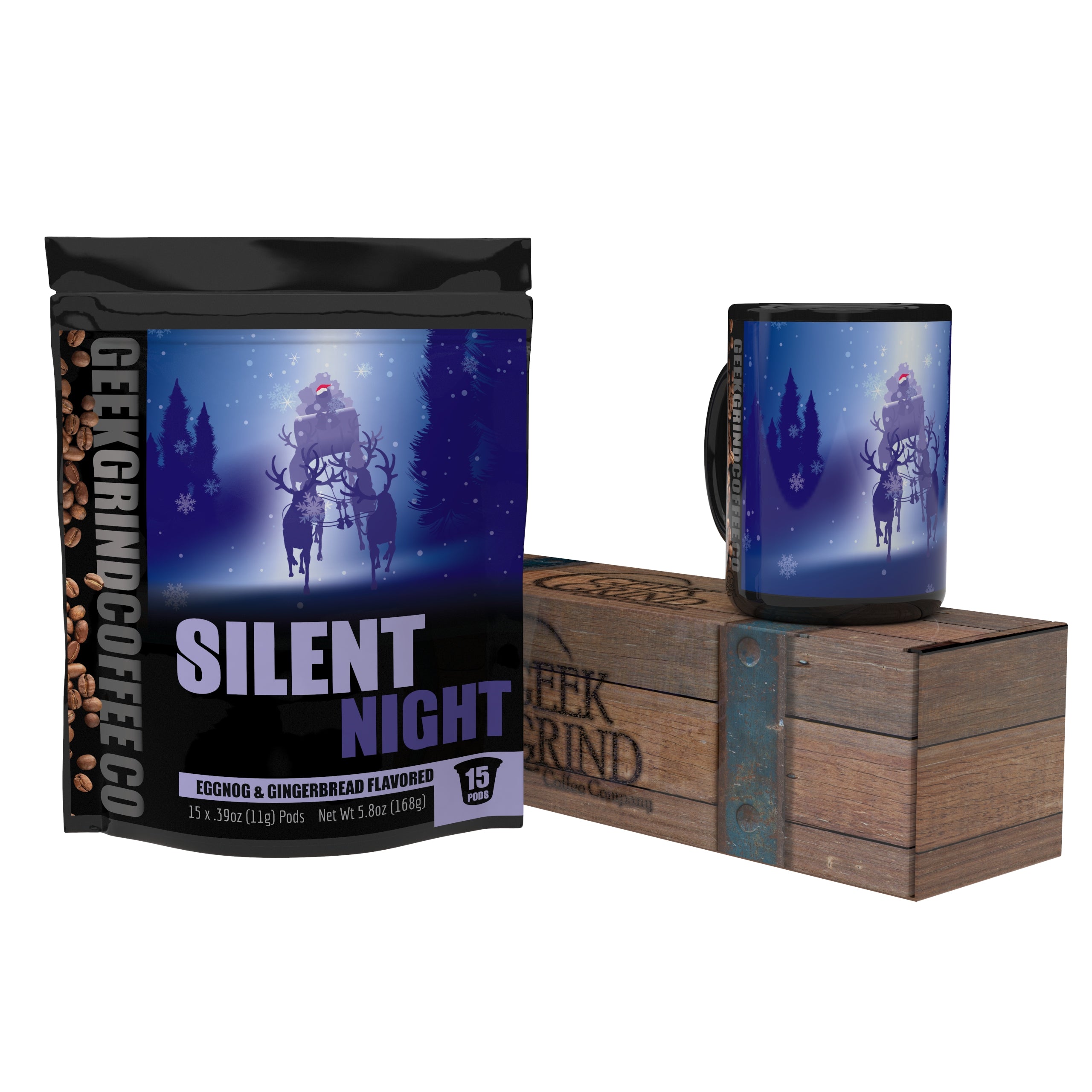 Silent Night Eggnog & Gingerbread flavor K-Cups