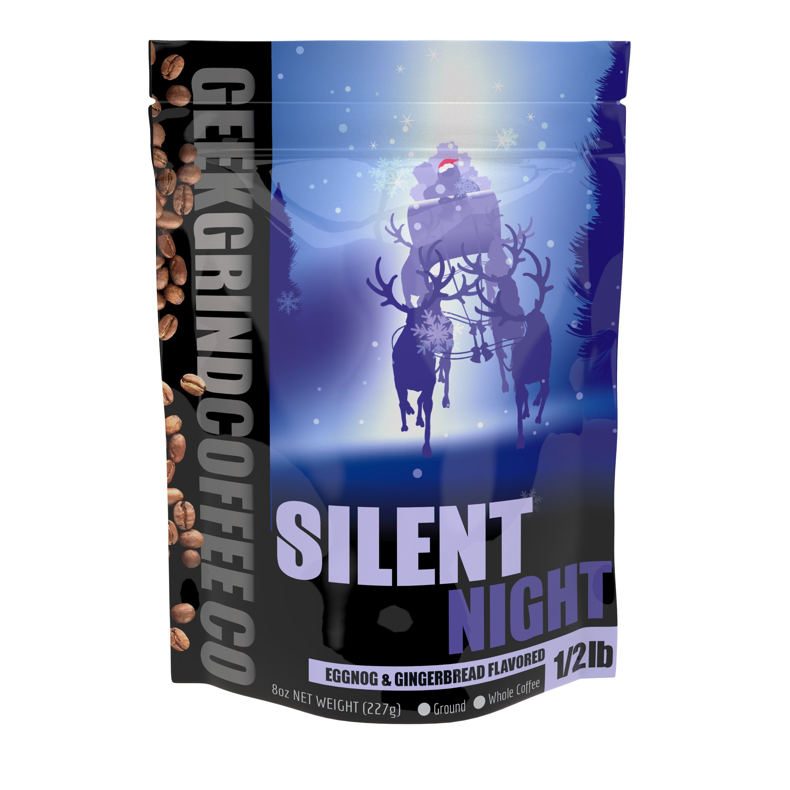 Silent Night - Eggnog & Gingerbread Flavored Coffee