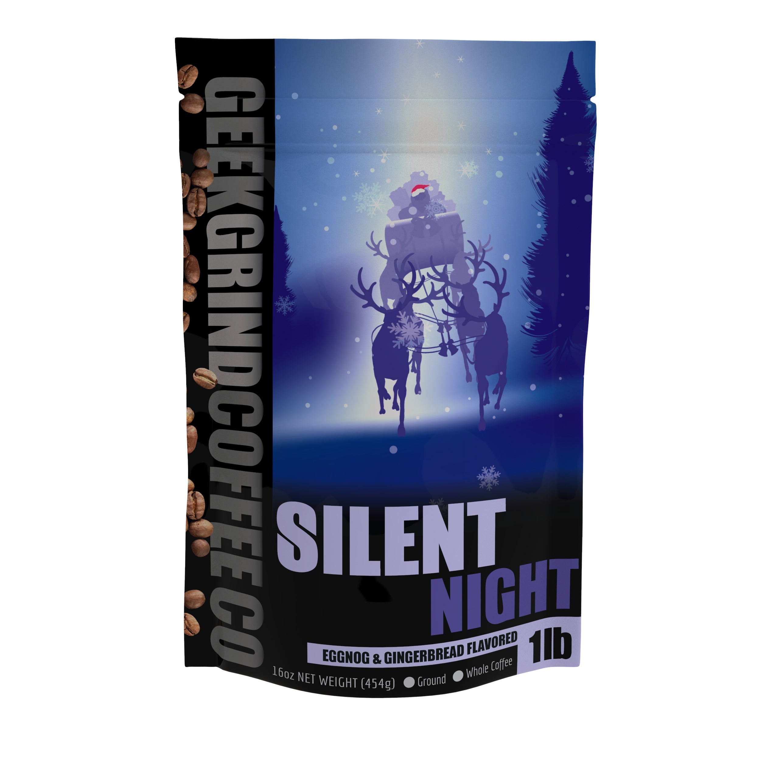 Silent Night - Eggnog & Gingerbread Flavored Coffee