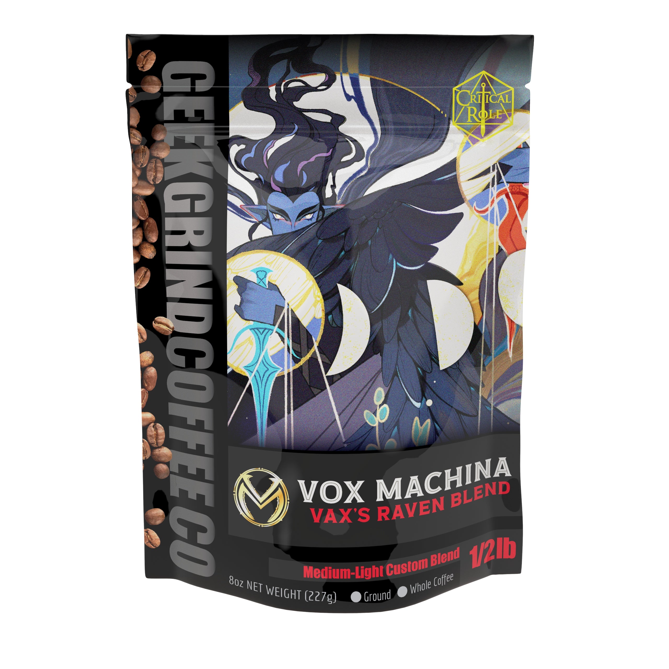 Vax's Raven Blend - Medium-Light Roast Vox Machina Coffee - Critical Role