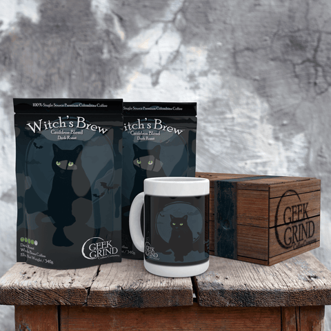 Witch's Brew Cauldron Crate - Geek Grind Coffee