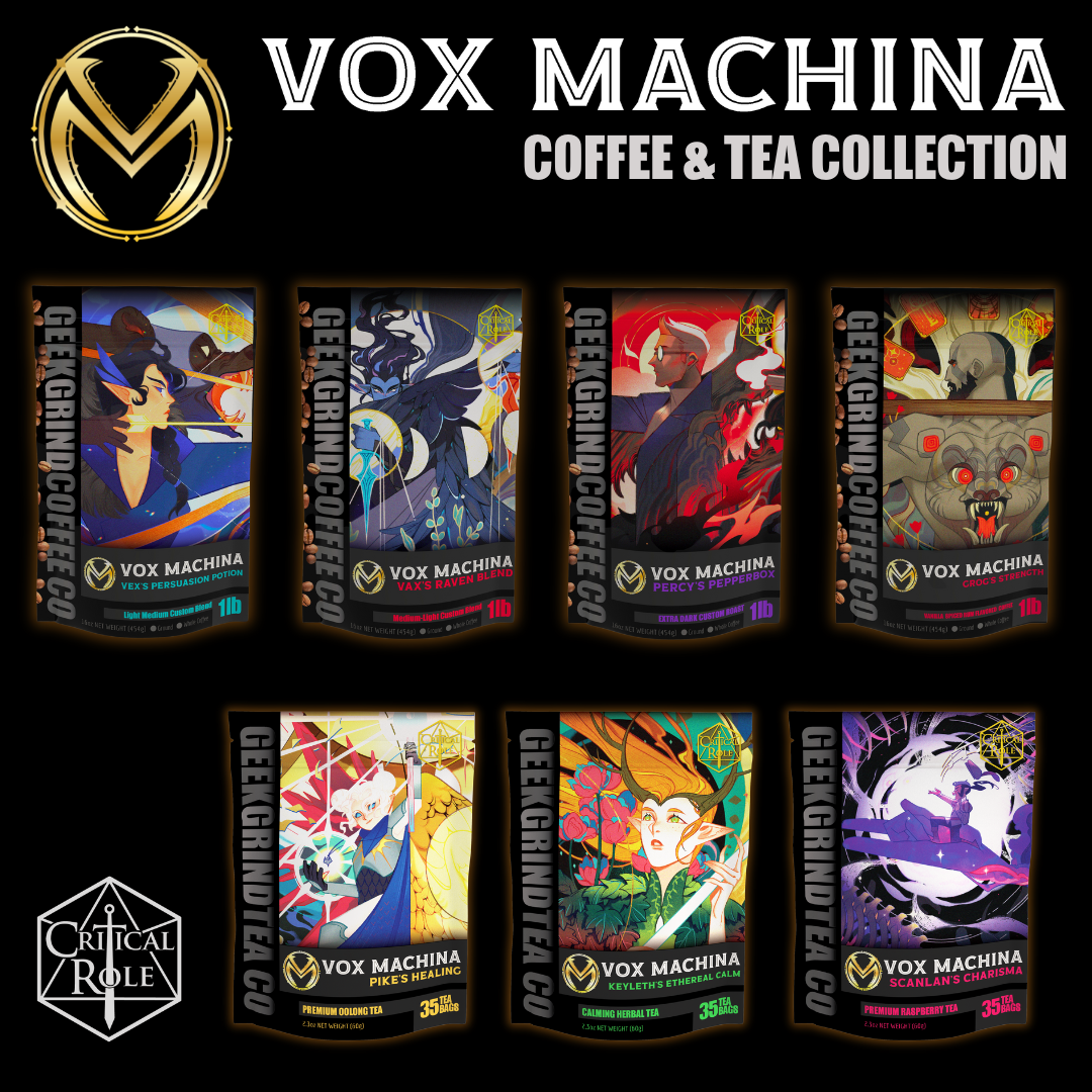 Vox Machina Coffee and Tea Set - Ground/Whole - Critical Role