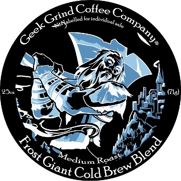 Frost Giant - Cold Brew - 2.5 oz Whole Bean Sample - Geek Grind Coffee