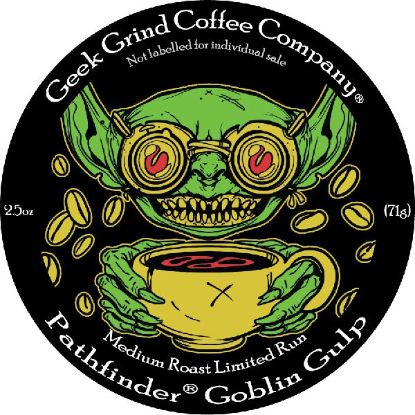 Goblin Gulp - Pathfinder - 2.5 oz Whole Bean Sample - Geek Grind Coffee