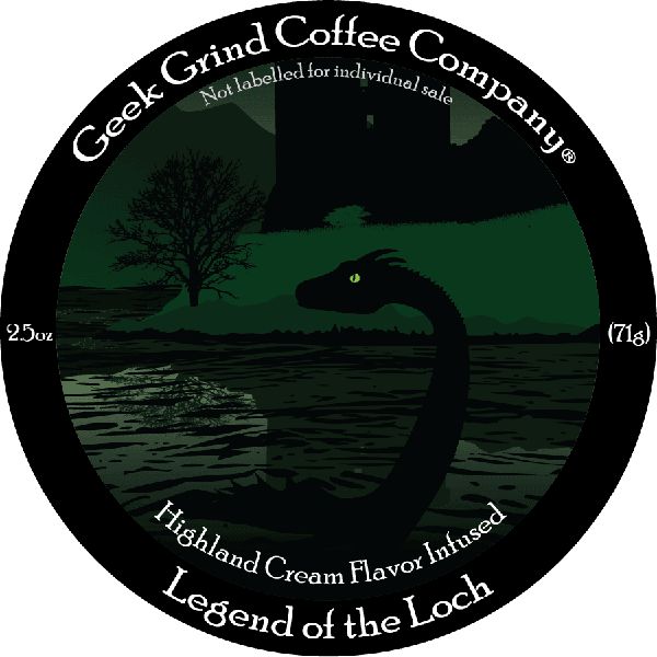 Legend of the Loch - Highland Cream- 2.5 oz Ground Sample - Geek Grind Coffee