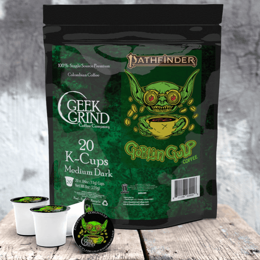 Goblin Gulp Pathfinder K-Cups Wholesale - Geek Grind Coffee