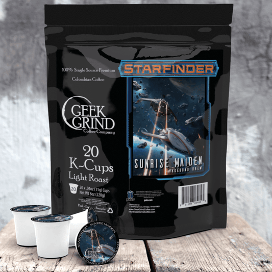Sunrise Maiden Starfinder K-Cups - Pathfinder Wholesale - Geek Grind Coffee