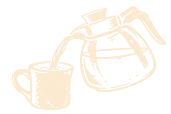 Diner Breakfast Blend — antique woodcut illustration