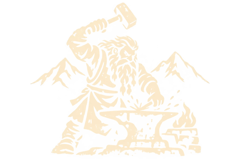 Dwarven Dawn - — antique woodcut illustration