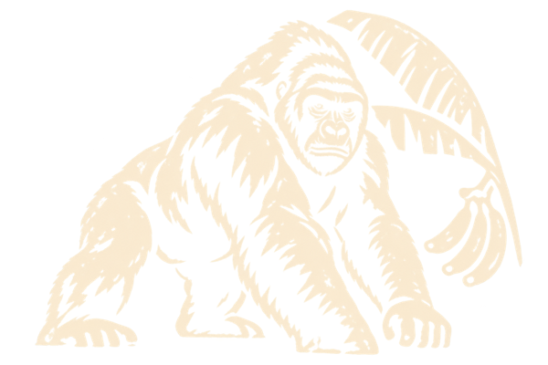 Jungle Haze - Banana Fosters - — antique woodcut illustration