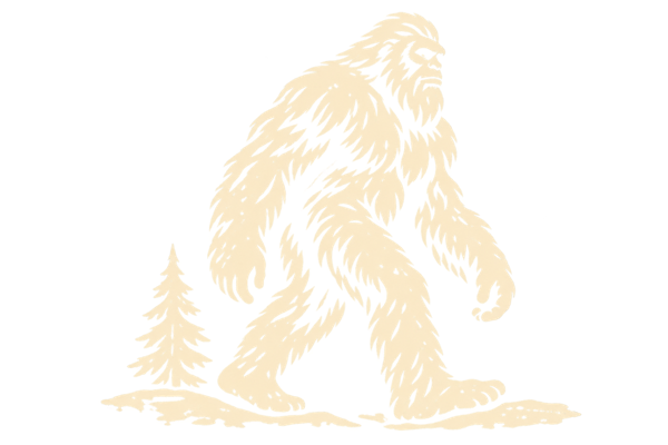 Squatch Brew - — antique woodcut illustration