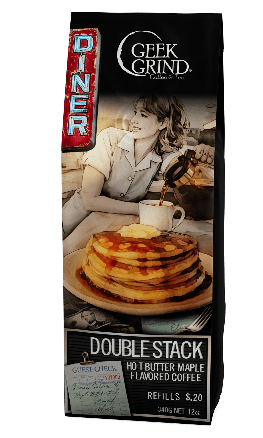 Hot-Butter Maple Pancakes