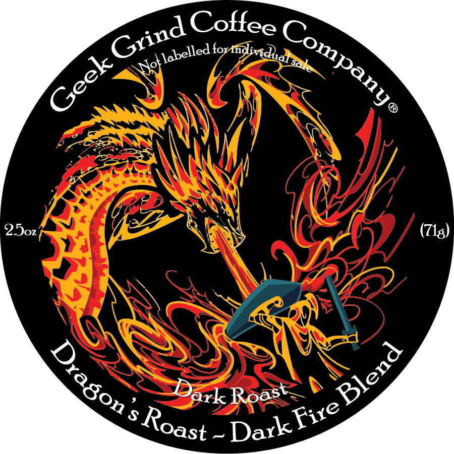 Dragon's Roast - 2.5 oz Ground Sample - Geek Grind Coffee