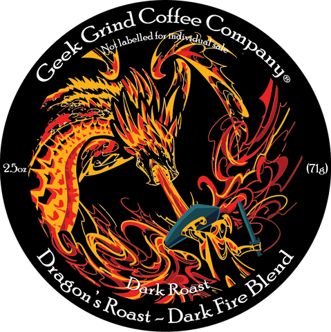 Dragon's Roast - 2.5 oz Ground Sample - Geek Grind Coffee