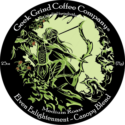 Elven Enlightenment -2.5 oz Ground Sample - Geek Grind Coffee