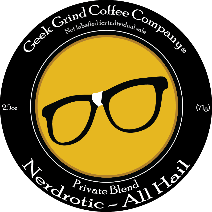 Nerdrotic - 2.5 oz Ground Sample - Geek Grind Coffee