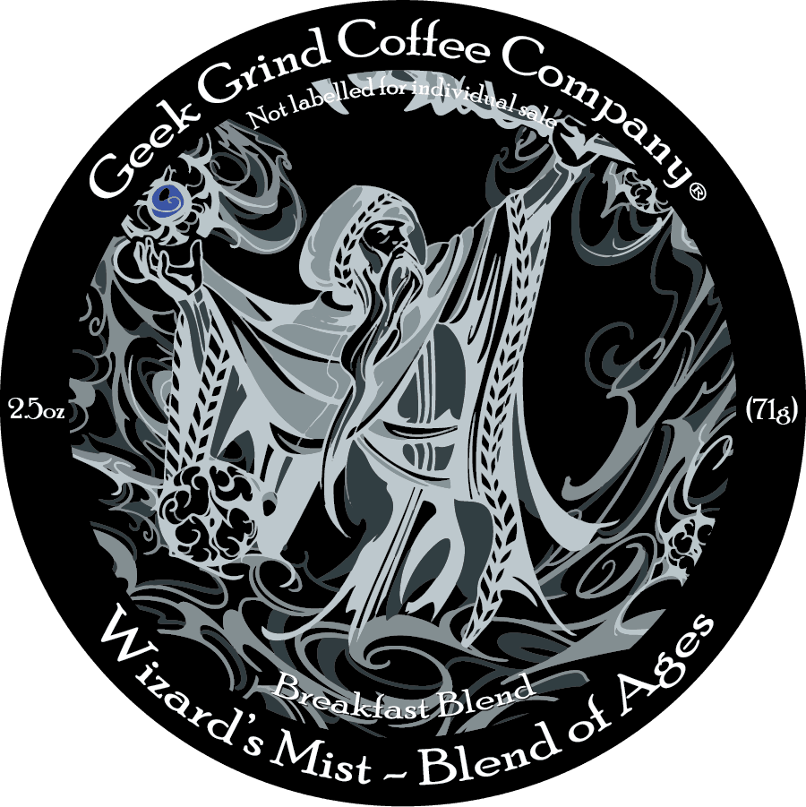 Wizard's Mist - 2.5 oz Whole Bean Sample - Geek Grind Coffee