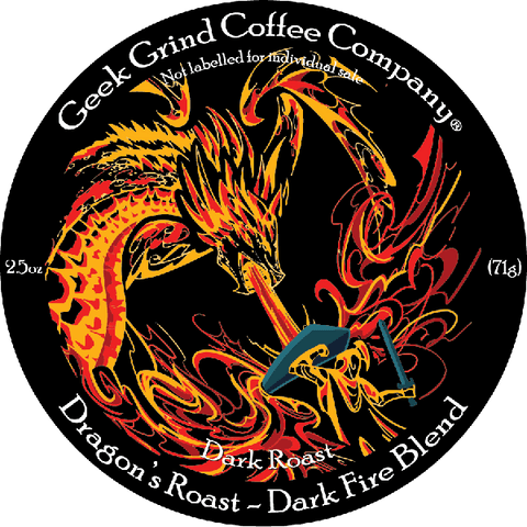 Dragon's Roast - Dark Fire Blend - Geek Grind Coffee