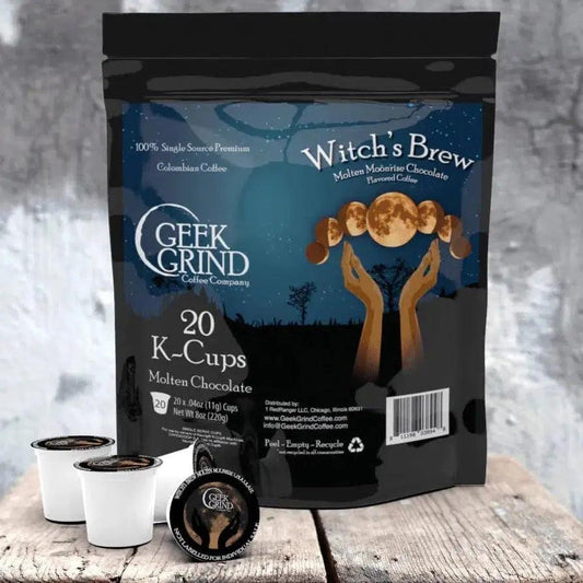 Witch's Brew - Chocolate Flavor K-Cups - Geek Grind Coffee