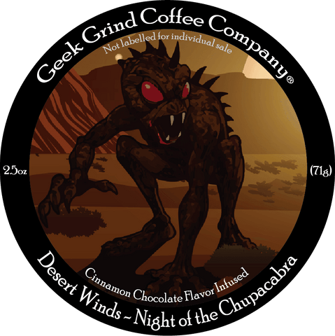 Night of the Chupacabra - Cinnamon Chocolate Coffee - Geek Grind Coffee