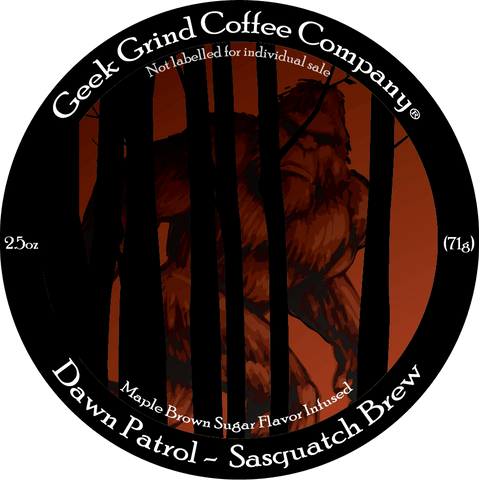 Sasquatch Brew - Maple and Brown Sugar Flavored Coffee - Geek Grind Coffee