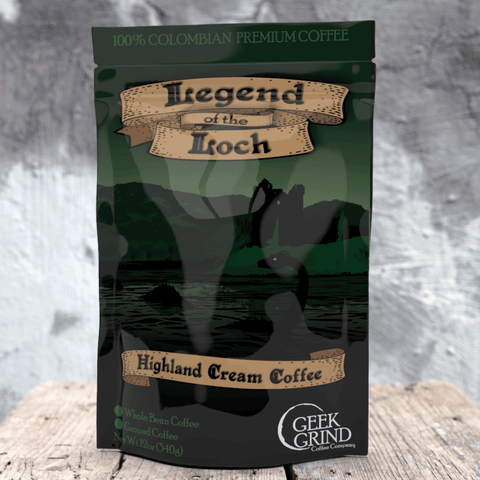 Legend of the Loch - Highland Cream Flavored Coffee - Geek Grind Coffee
